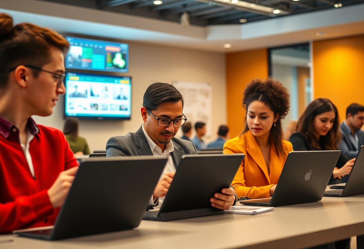 Mehr über den Artikel erfahren Wie Beeinflussen Plattformen Für Digitales Lernen Die Zukunft Von Bildung Und Business?